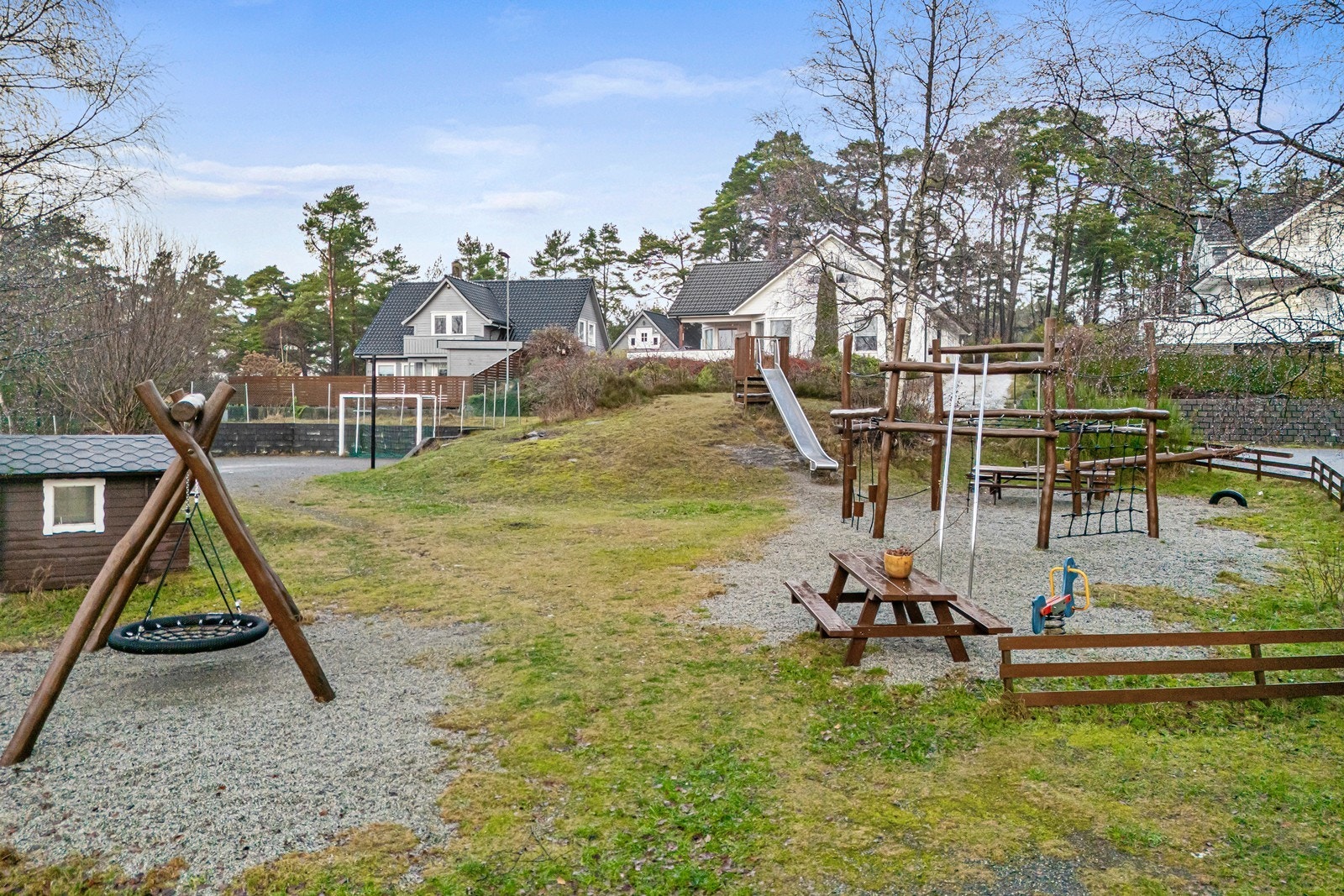 Barnevennlig nabolag. Galleribilde