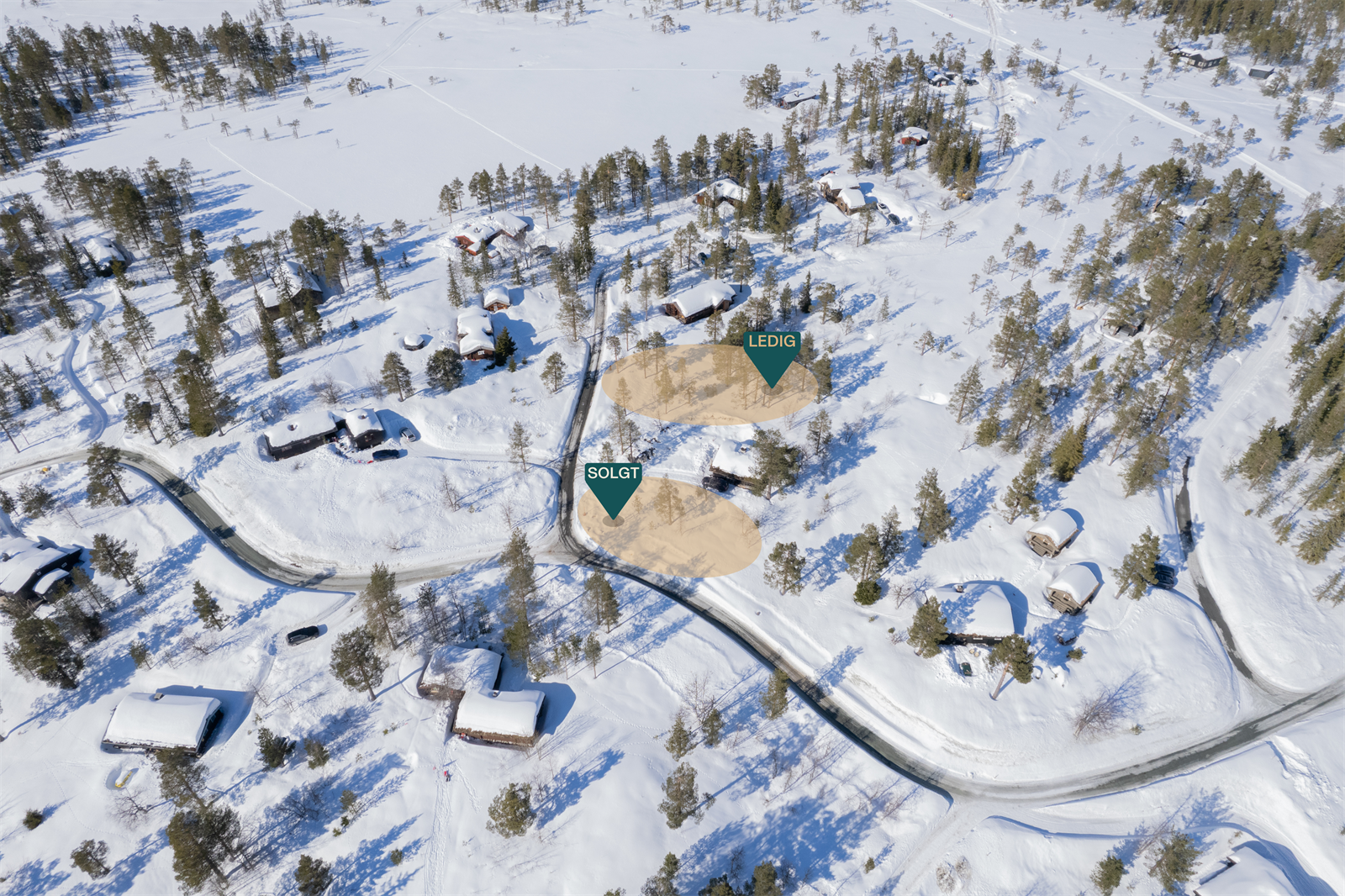 Ølløkmyra 1C presentert av Nordvik Hyttemegling v/ Bendik Blumenthal. 1/2 tomter allerede solgt! Galleribilde