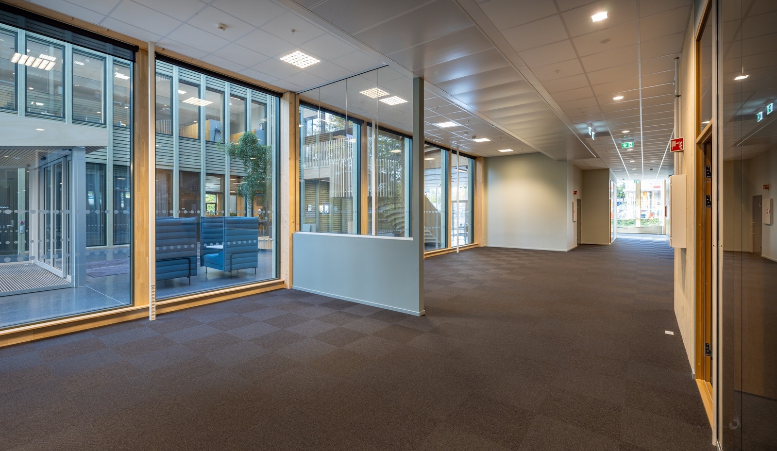 1 etg mot innvending atrium Galleribilde