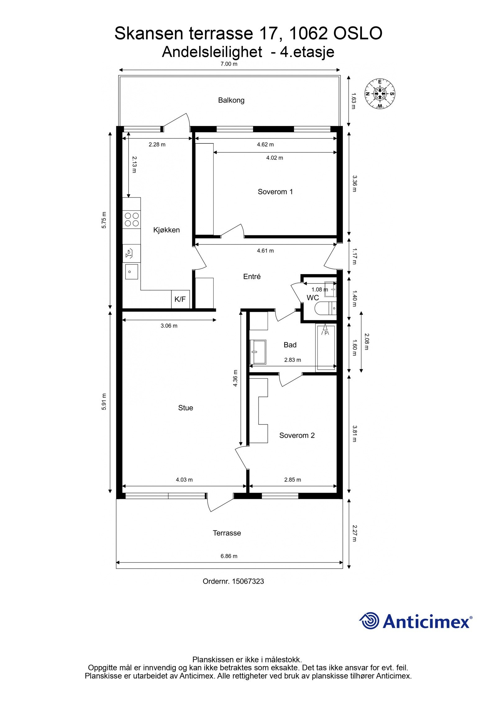 Plantegning - 4.etasje Galleribilde