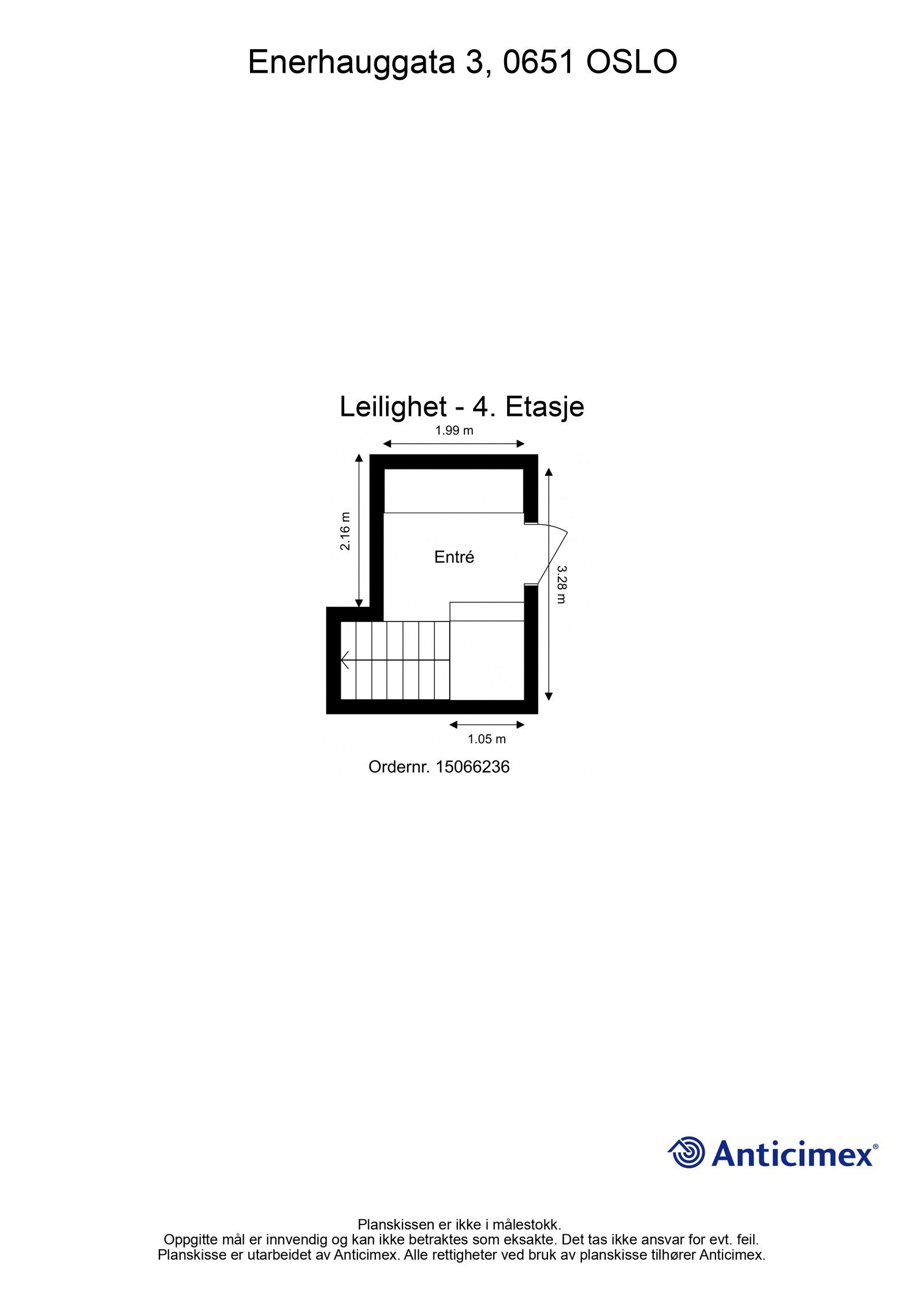 Plantegning - Leilighet - 4. Etasje Galleribilde