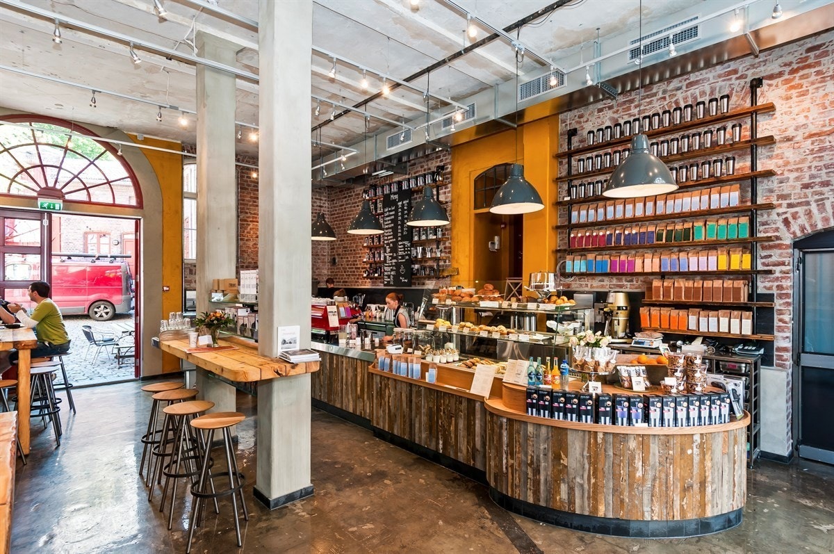 Kaffebrenneriet. Galleribilde