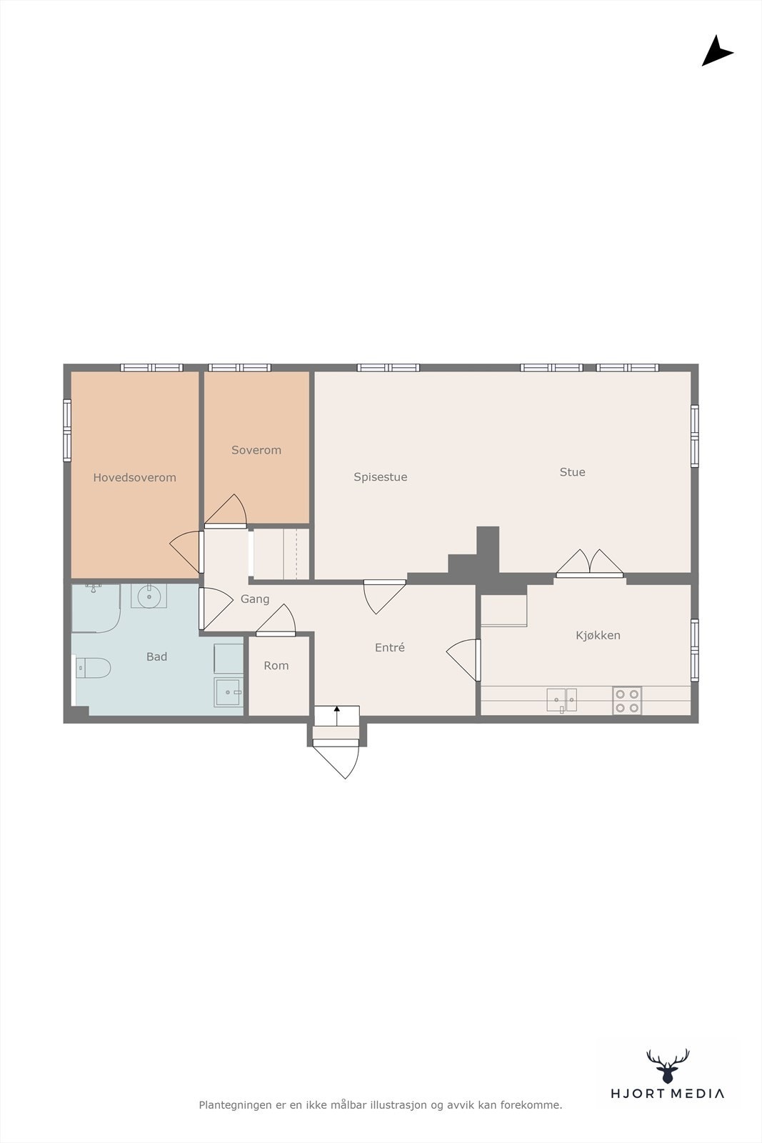 Plantegning Galleribilde