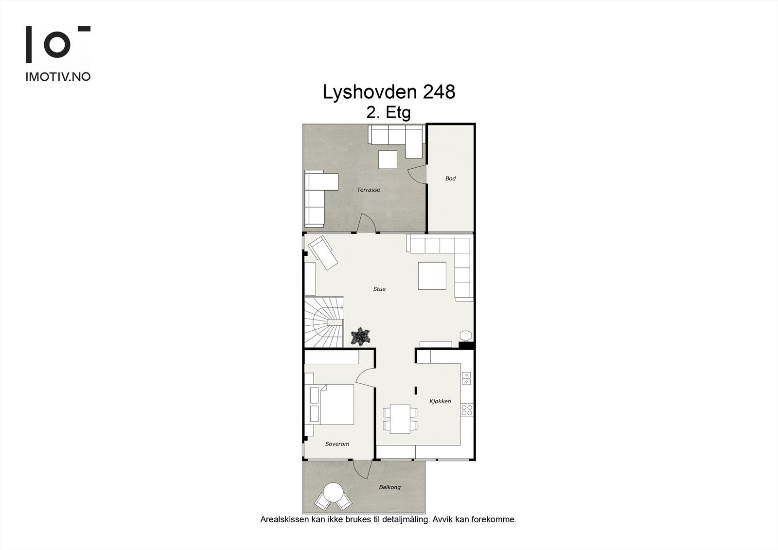 - Plantegning hovedetasje - Galleribilde