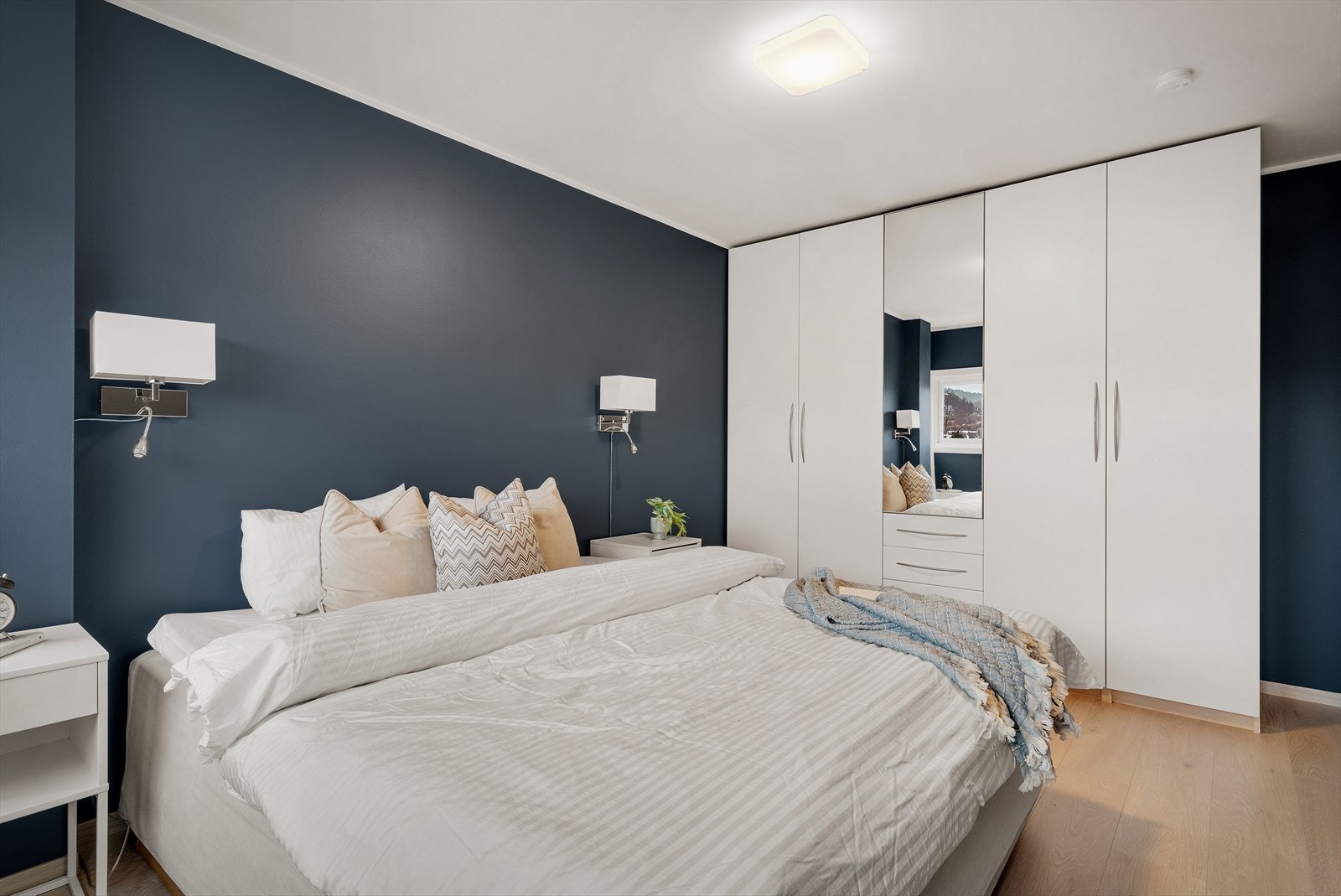 - Soverommet har god plass til seng i ønsket størrelse og tilhørende møblement - Galleribilde