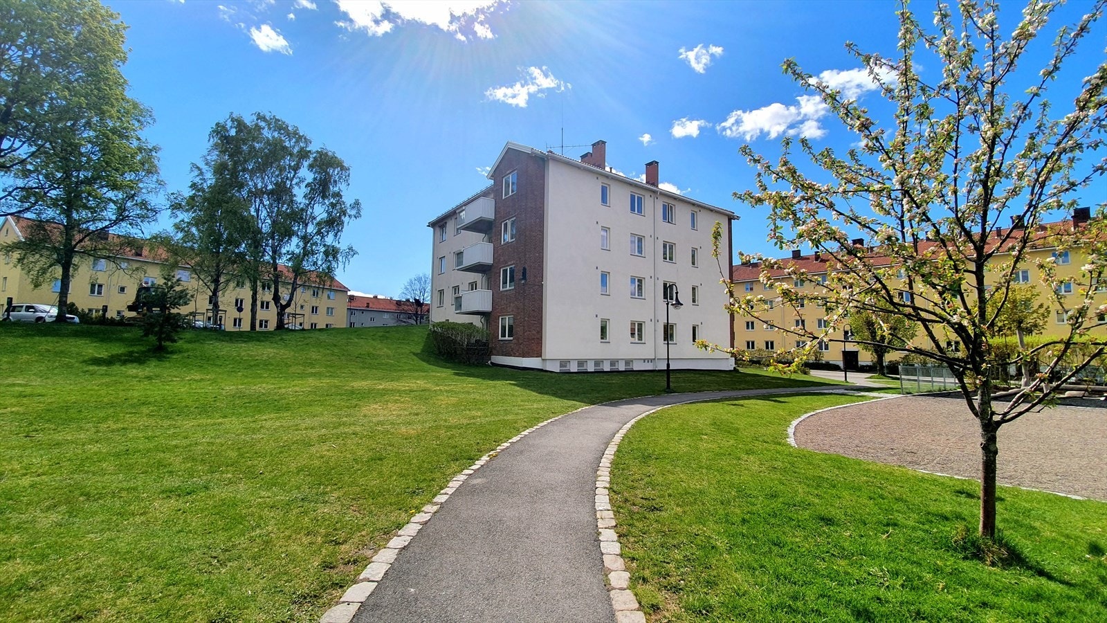 Uteområde sommer Galleribilde