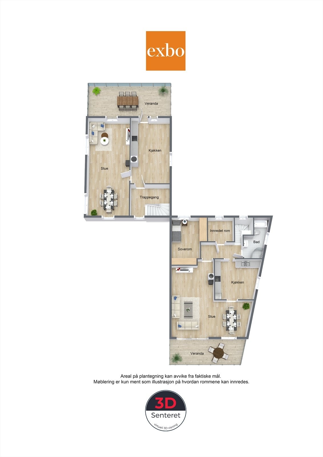 Plantegning, 2 etasje Galleribilde