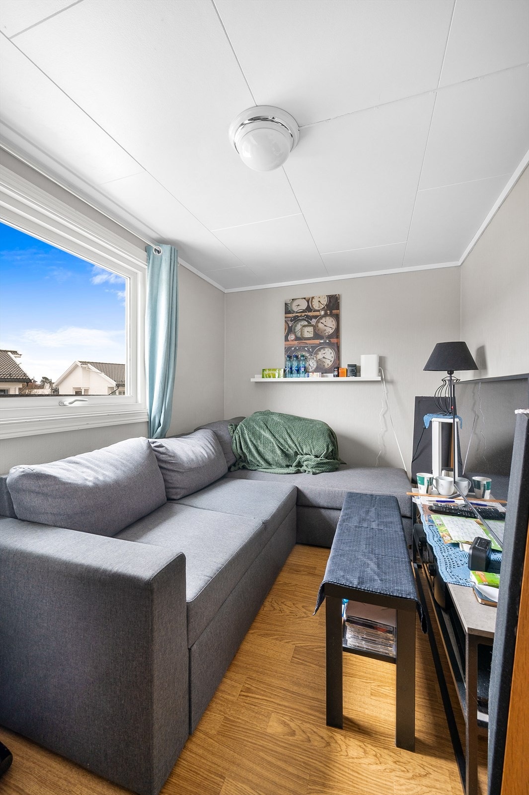 TV-krok i stue. Galleribilde