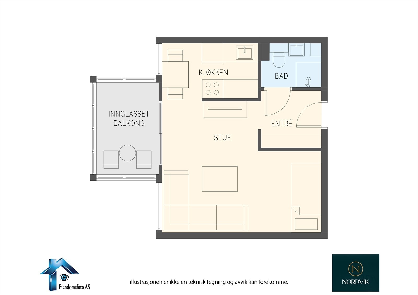 Planskisse Galleribilde