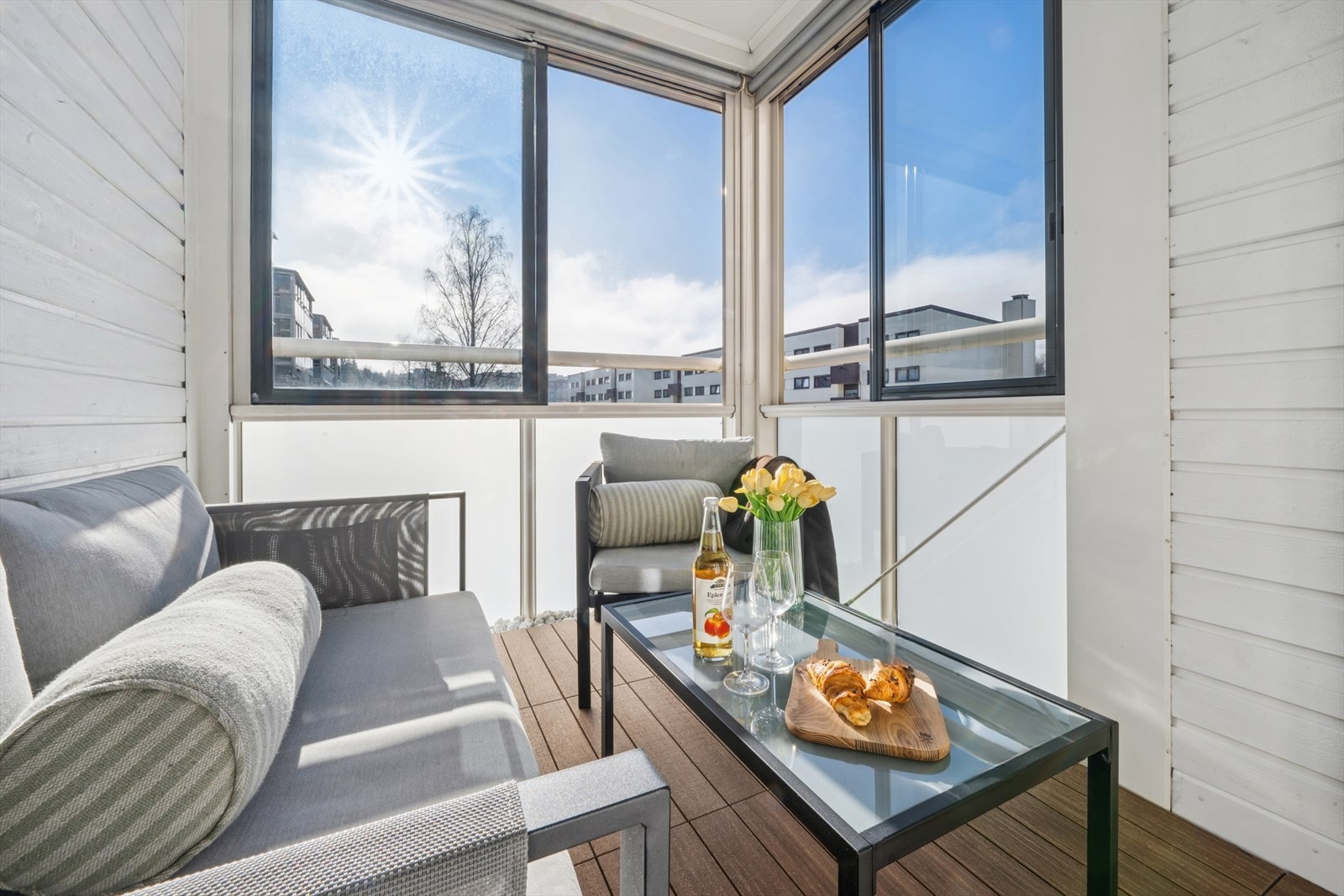 Her kan du nyte svært gode solforhold! Galleribilde