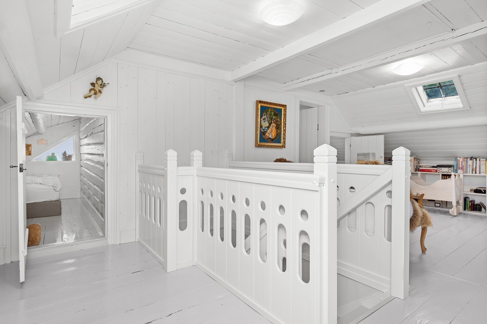 Trappegang med hyggelig loft Galleribilde