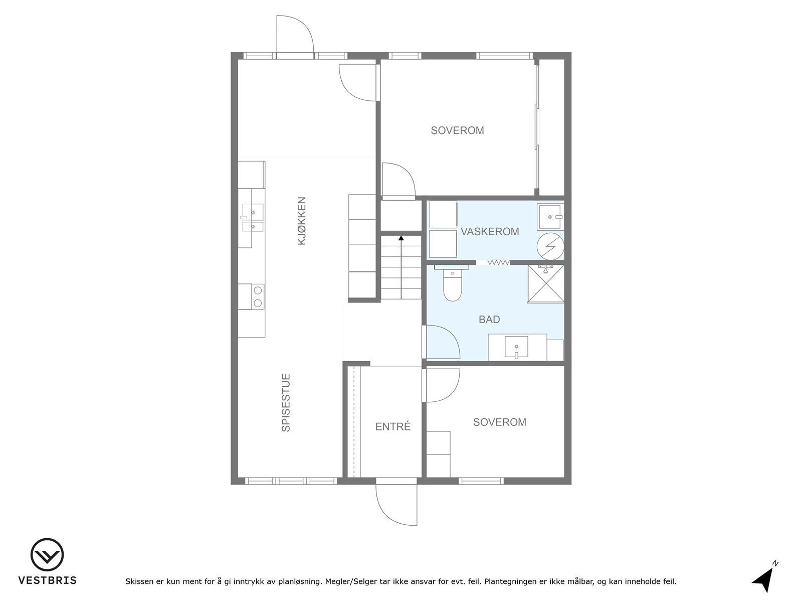 Plantegning - 1. etasje Galleribilde