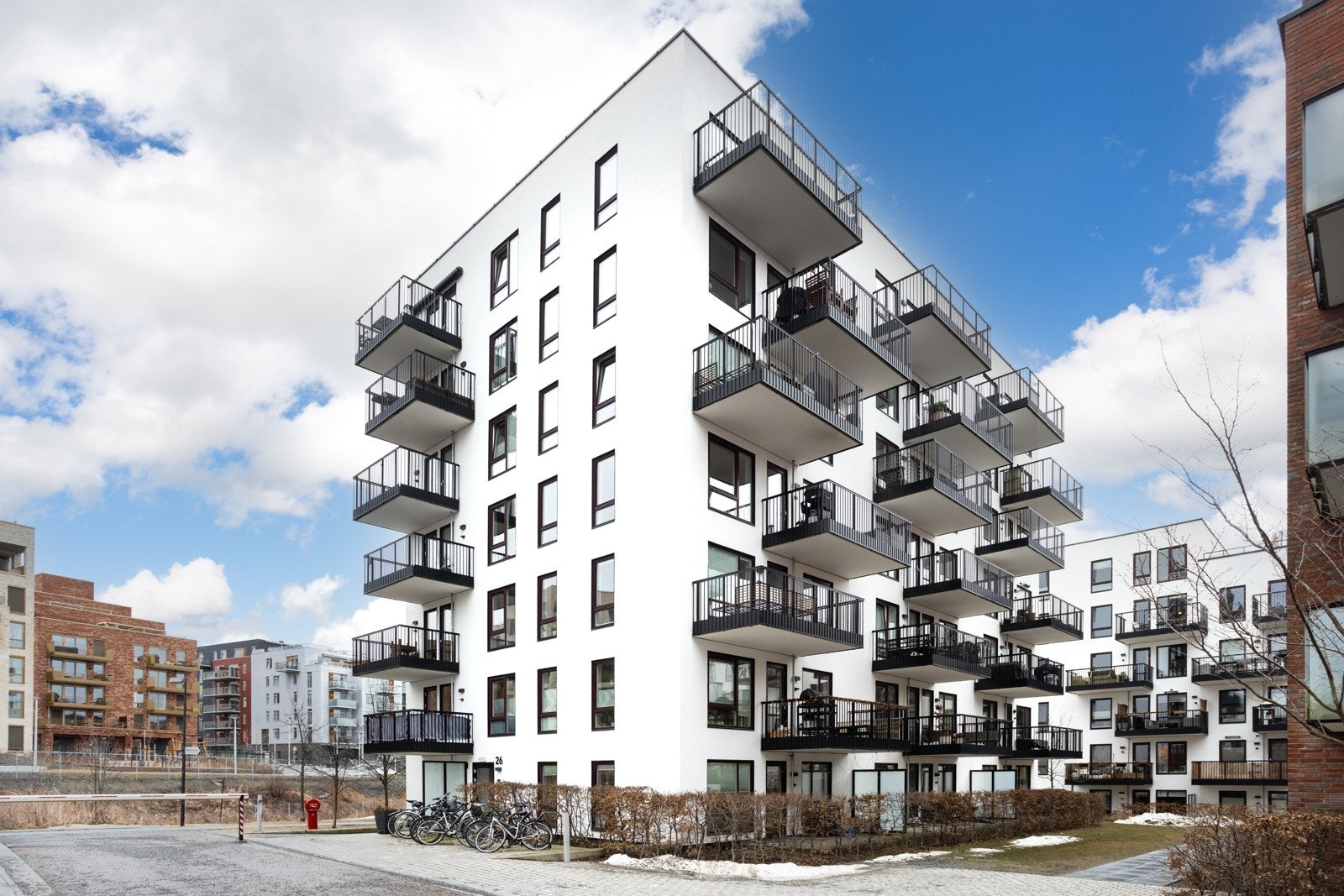 Leiligheten ligger flott til i Krydderhagen på Løren i bygg fra 2018. Galleribilde