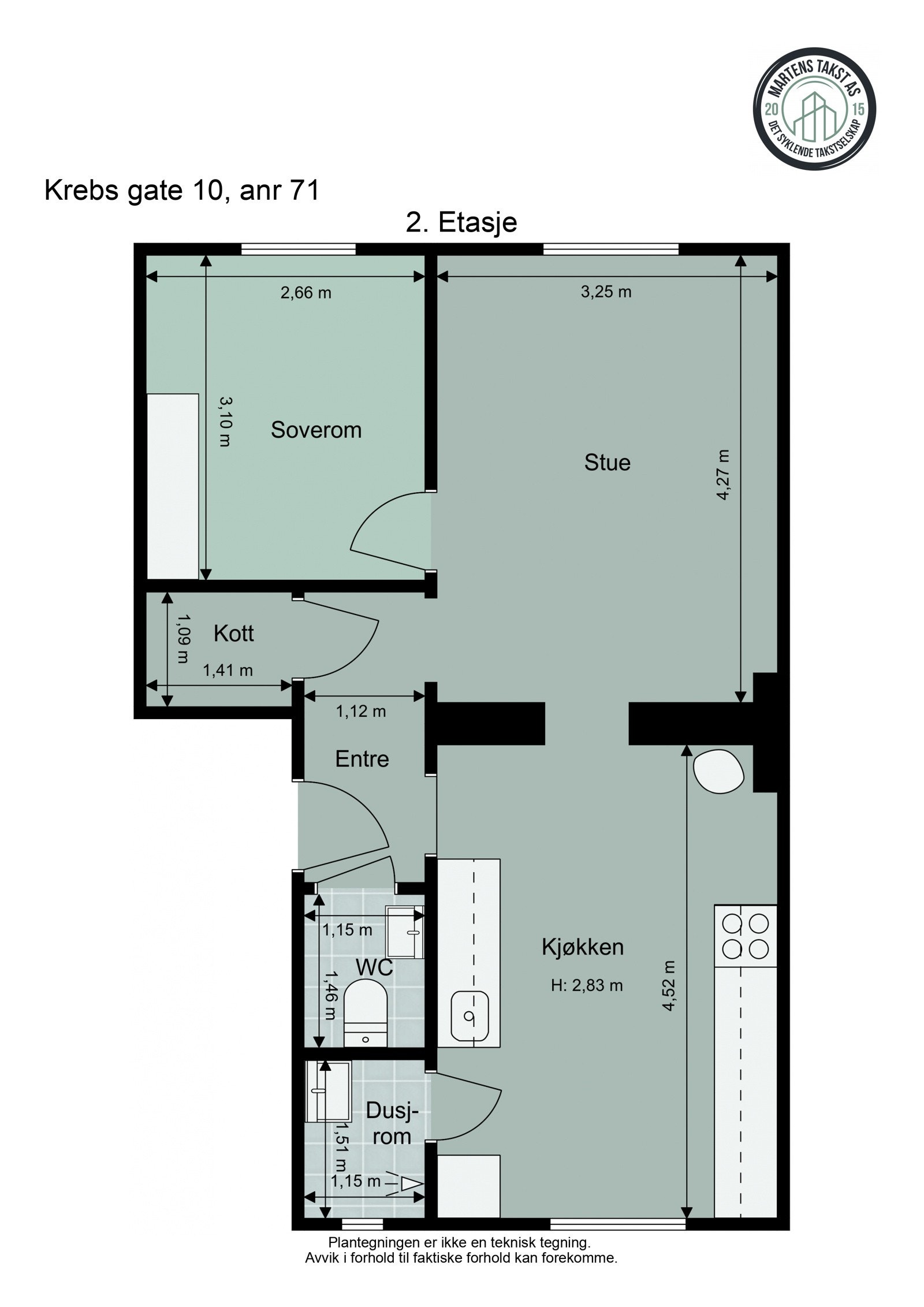 Plantegning 2. etasje. Galleribilde