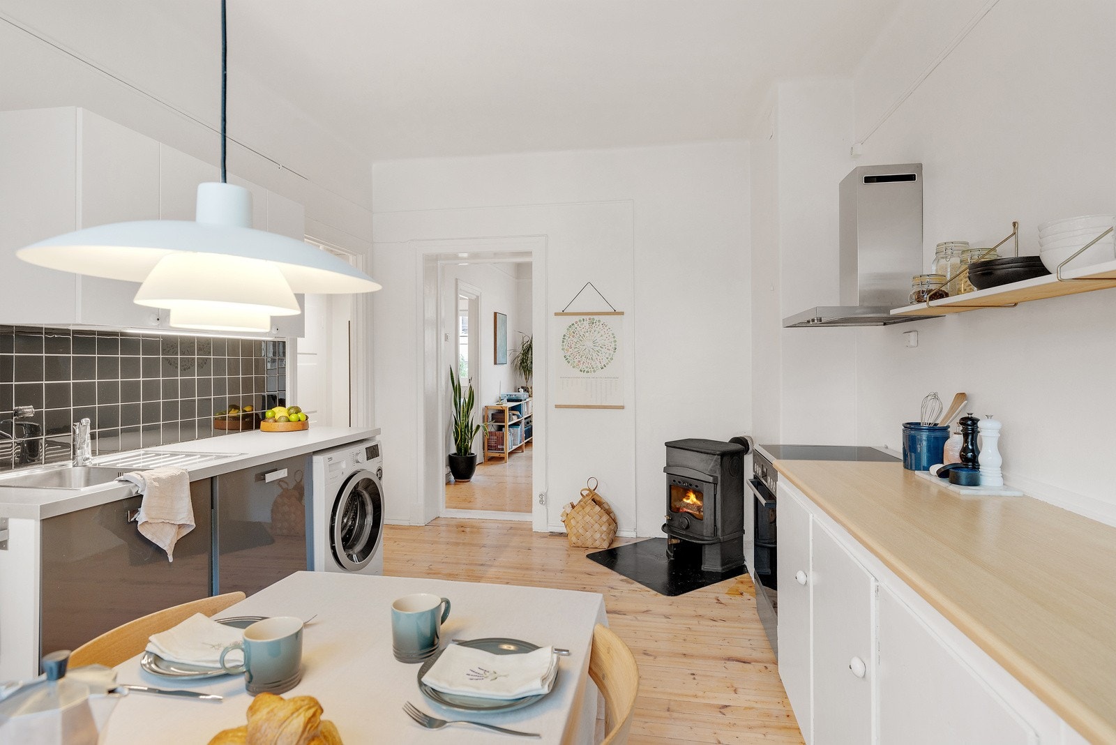 Boligens sjenerøse takhøyde kan settes pris på. Galleribilde