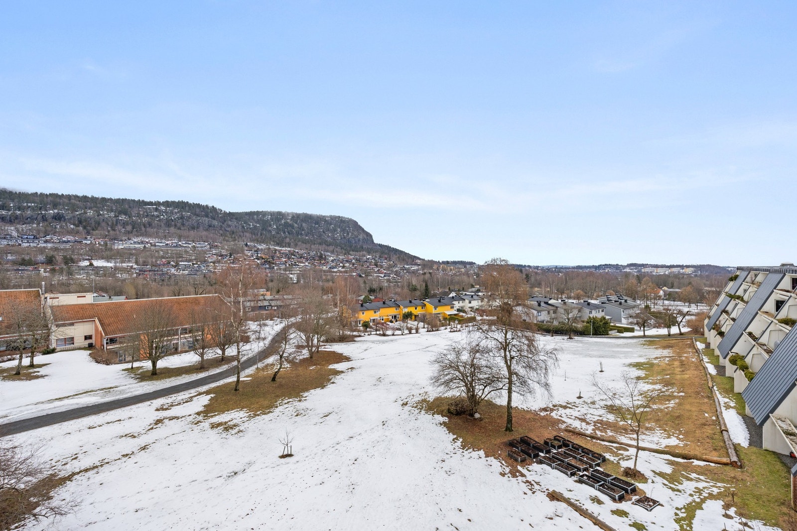 Utsikt fra balkongen Galleribilde