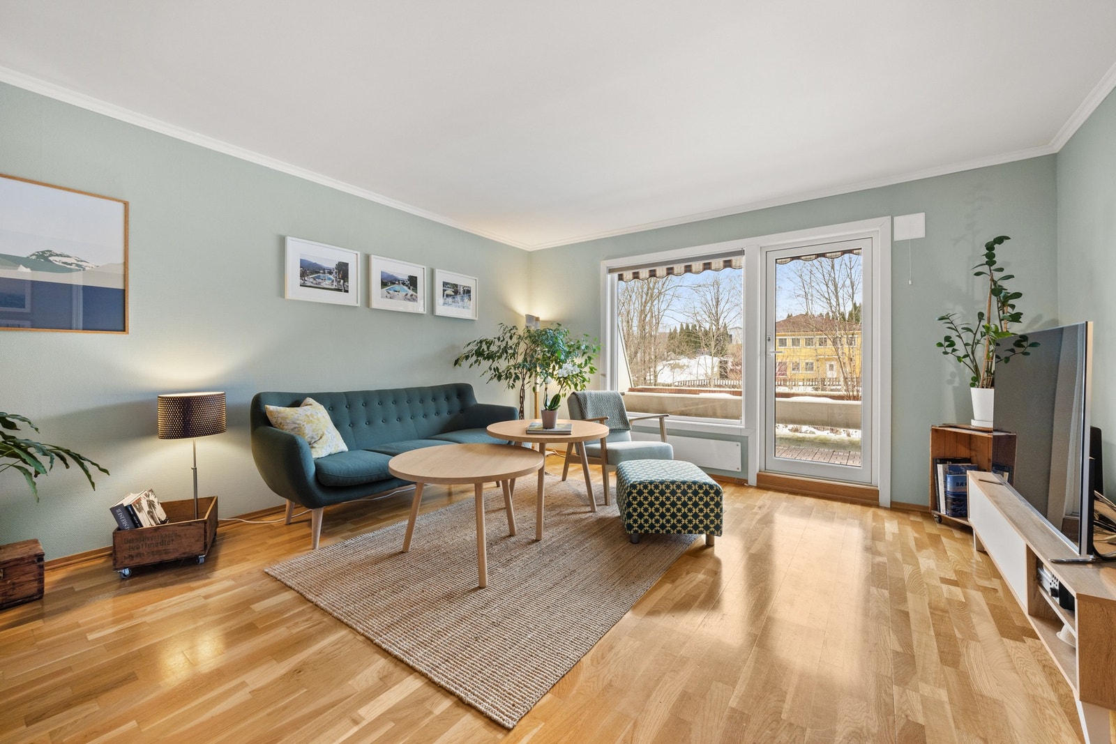 Stuen har naturlig inndelte soner Galleribilde