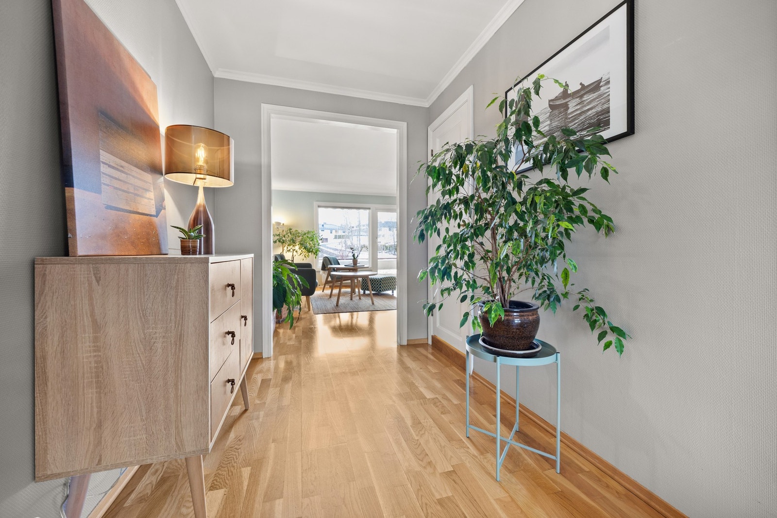 Den andre veien tar oss videre inn til kjøkken Galleribilde