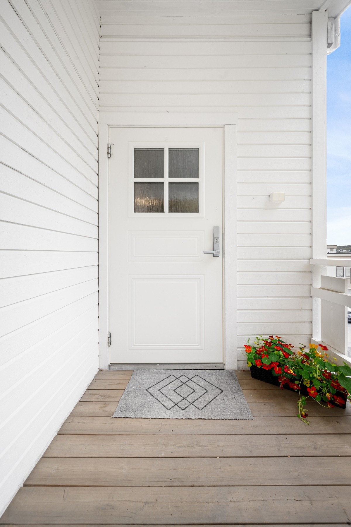 Pent oppbygd inngangsparti Galleribilde