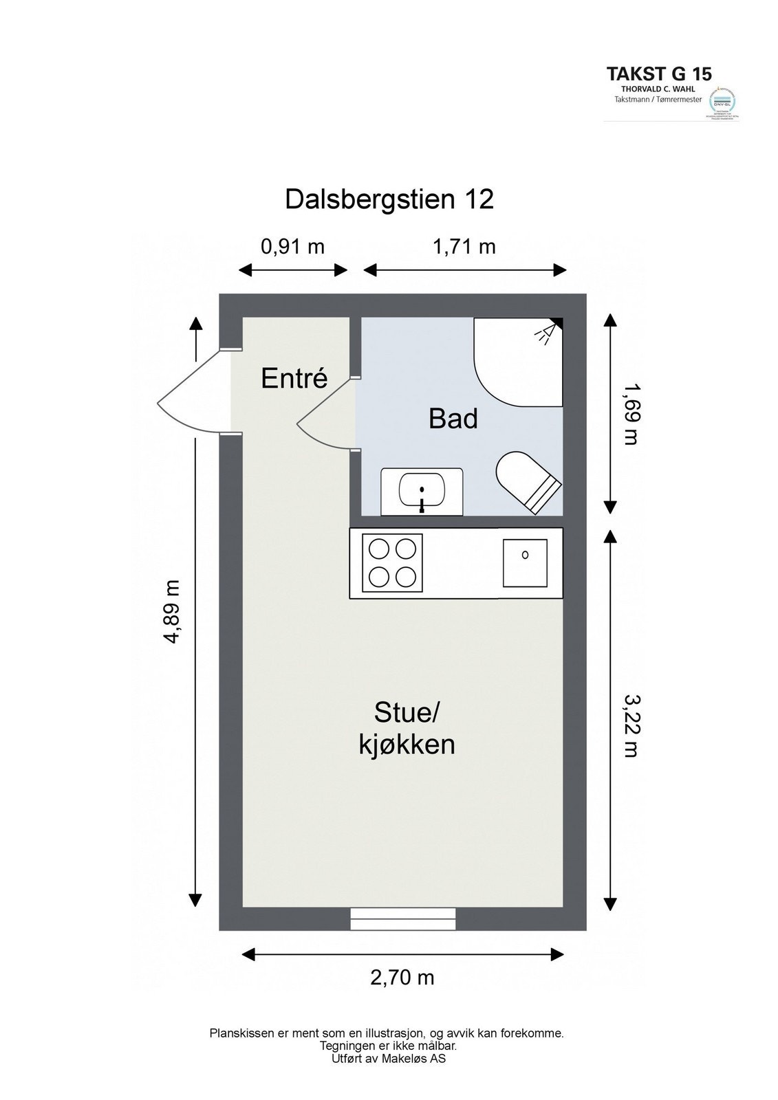 Planskisse Galleribilde