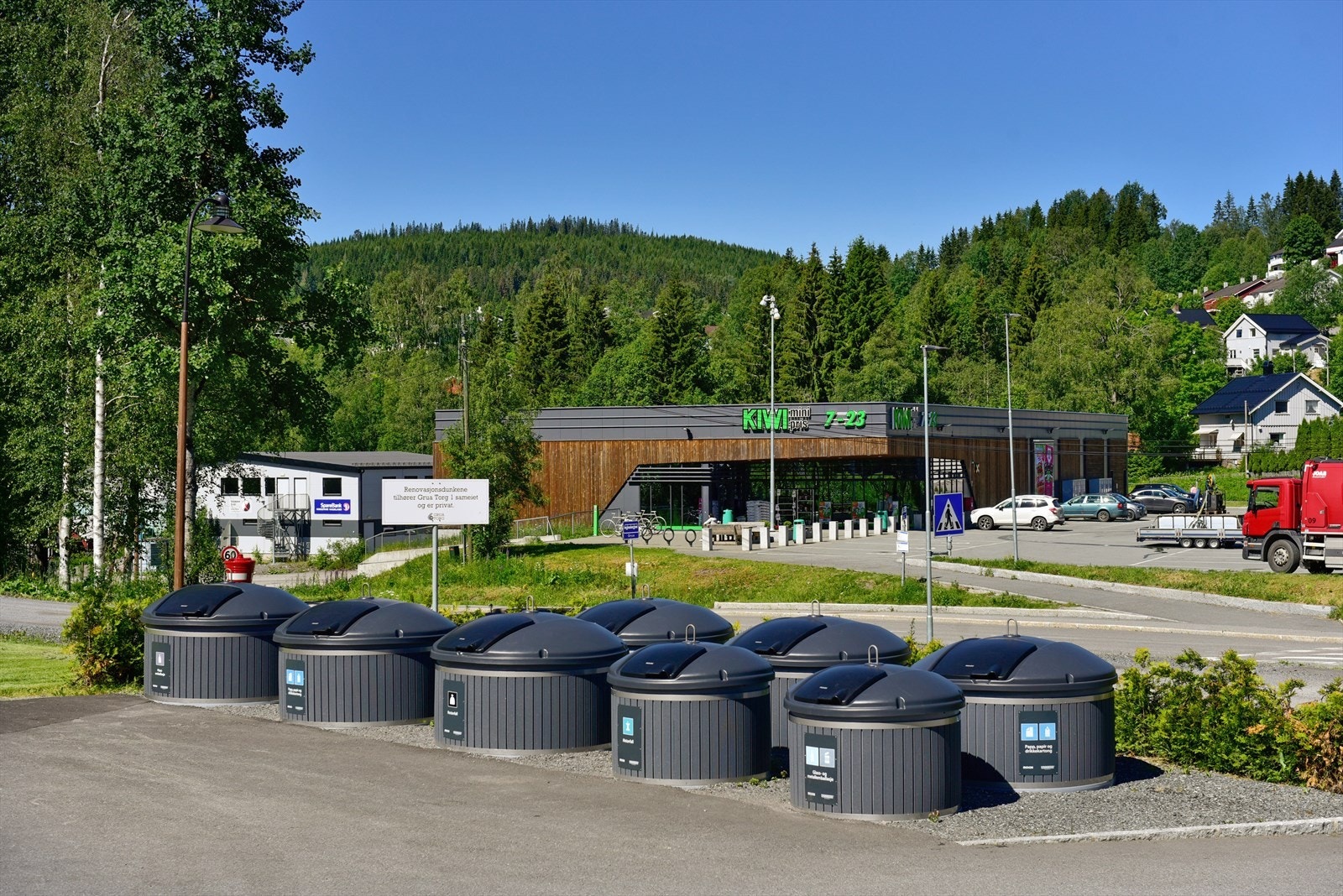 Nyere Kiwibutikk med et bredt utvalg. Galleribilde