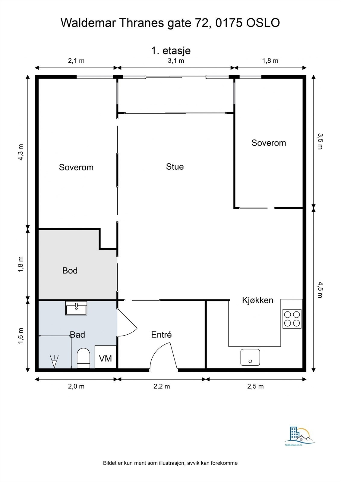 - Plantegning - Galleribilde