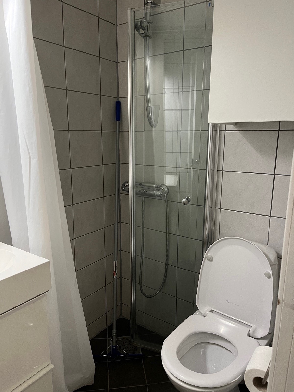 Boligen har ett helfliset baderom. Inneholder wc, dusj og servant. Galleribilde