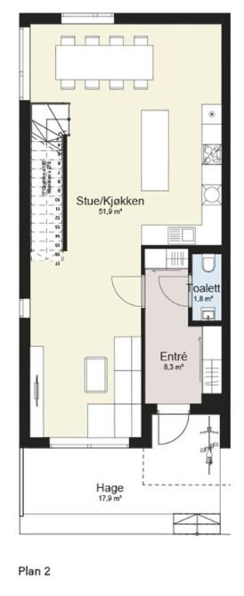 Plan 2 - hovedetasje Galleribilde