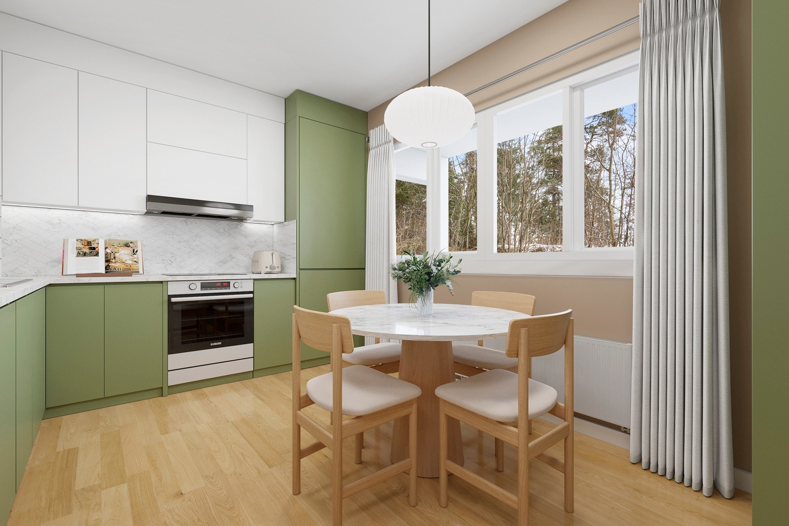 Illustrasjonsbilde av kjøkken! Galleribilde