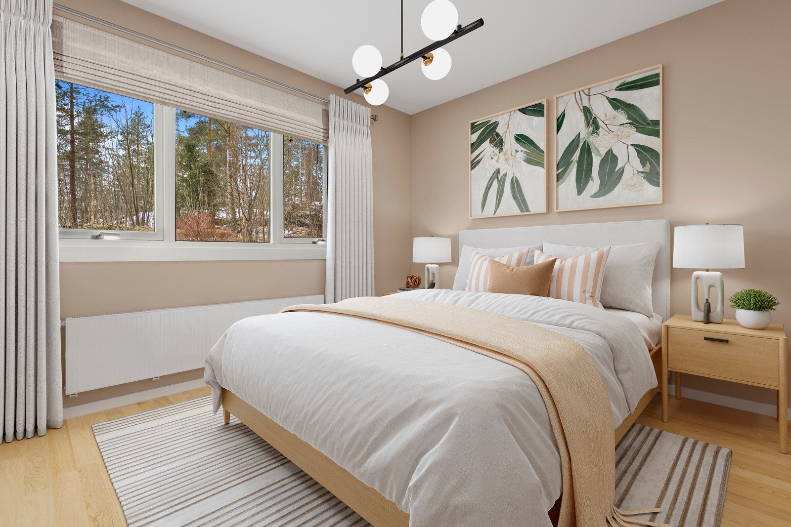 Illustrasjonsbilde av hovedsoverom! Galleribilde