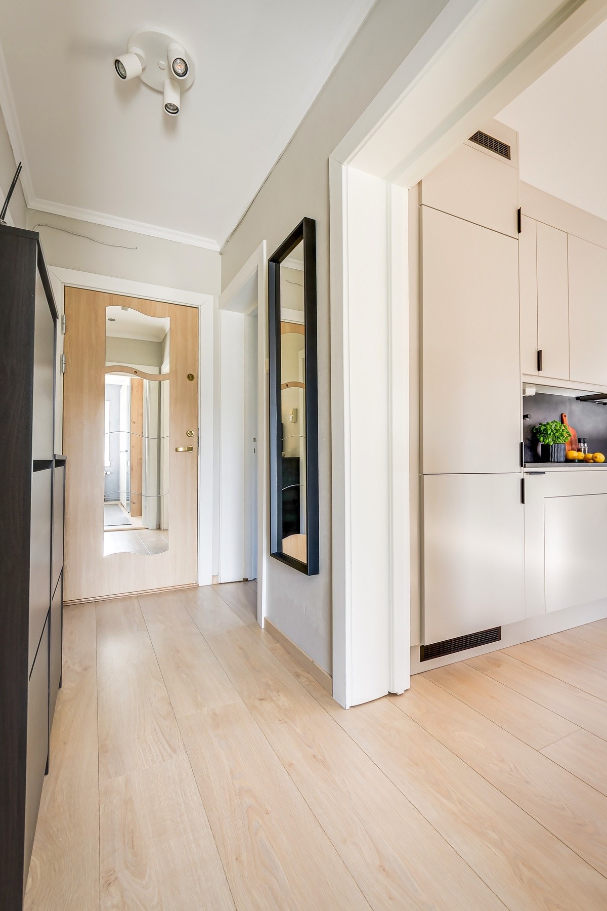 Det er montert dørcalling i entreen. Galleribilde