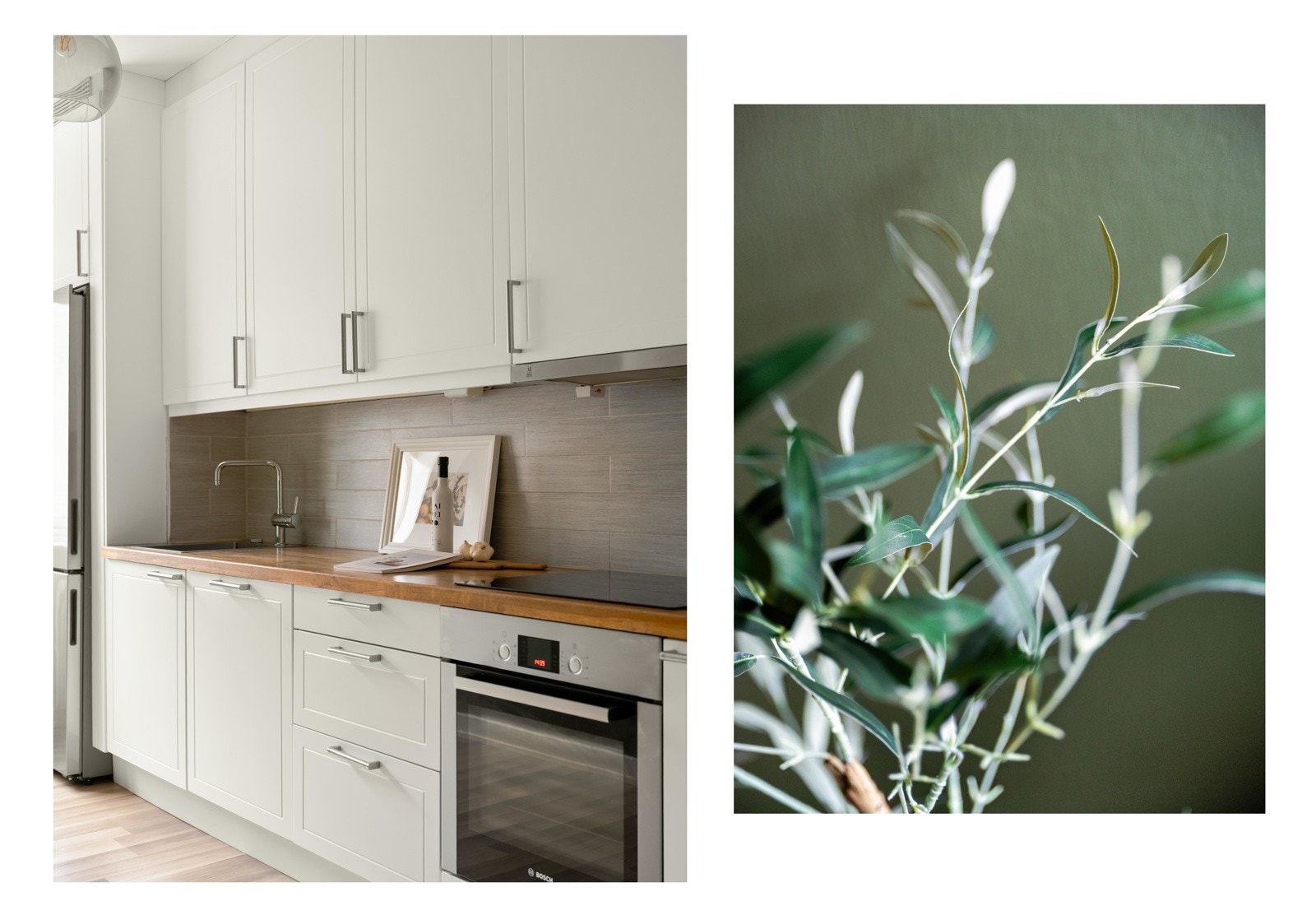 Her får du integrert koketopp, komfyr og oppvaskmaskin, samt frittstående kjøle/fryseskap. Kjøleskapet var for øvrig nytt i 2024. Galleribilde