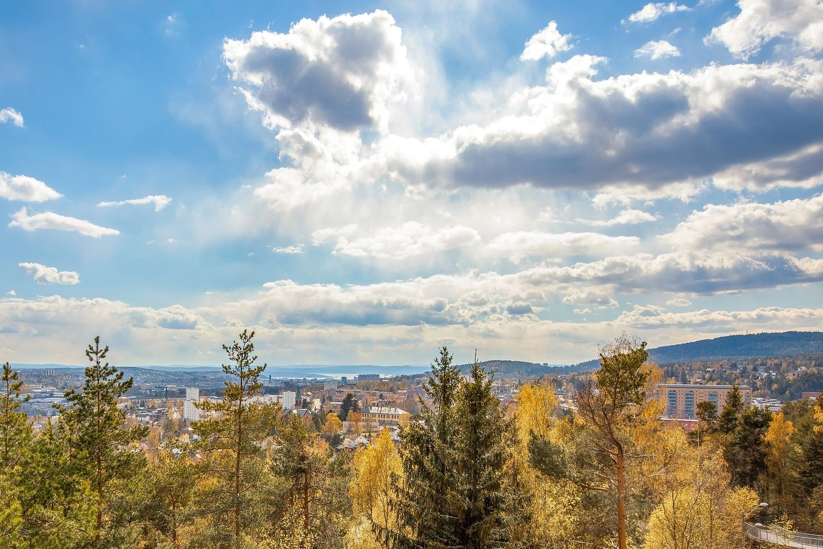 Utsikt over Oslo Galleribilde