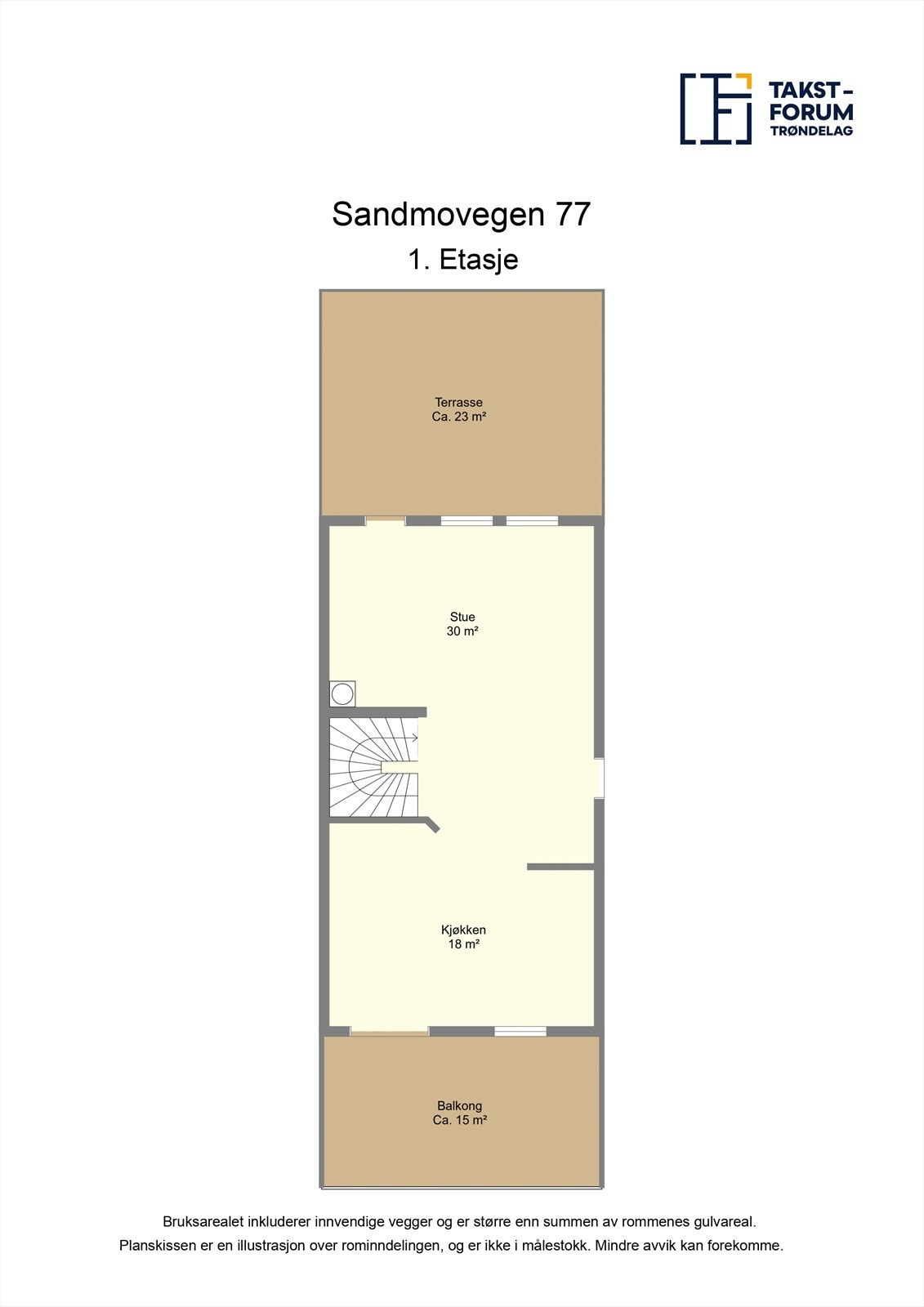 Plantegning - 1. etasje Galleribilde