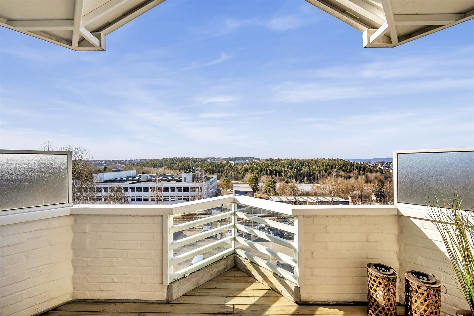 Leiligheten i denne rekken har en fenomenal utsikt! Galleribilde