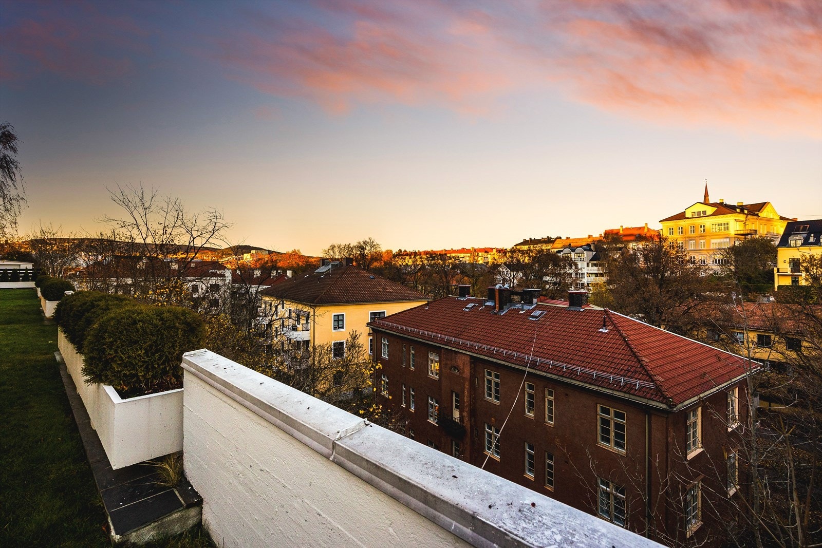 Fantastisk utsikt over hovedstaden. Galleribilde