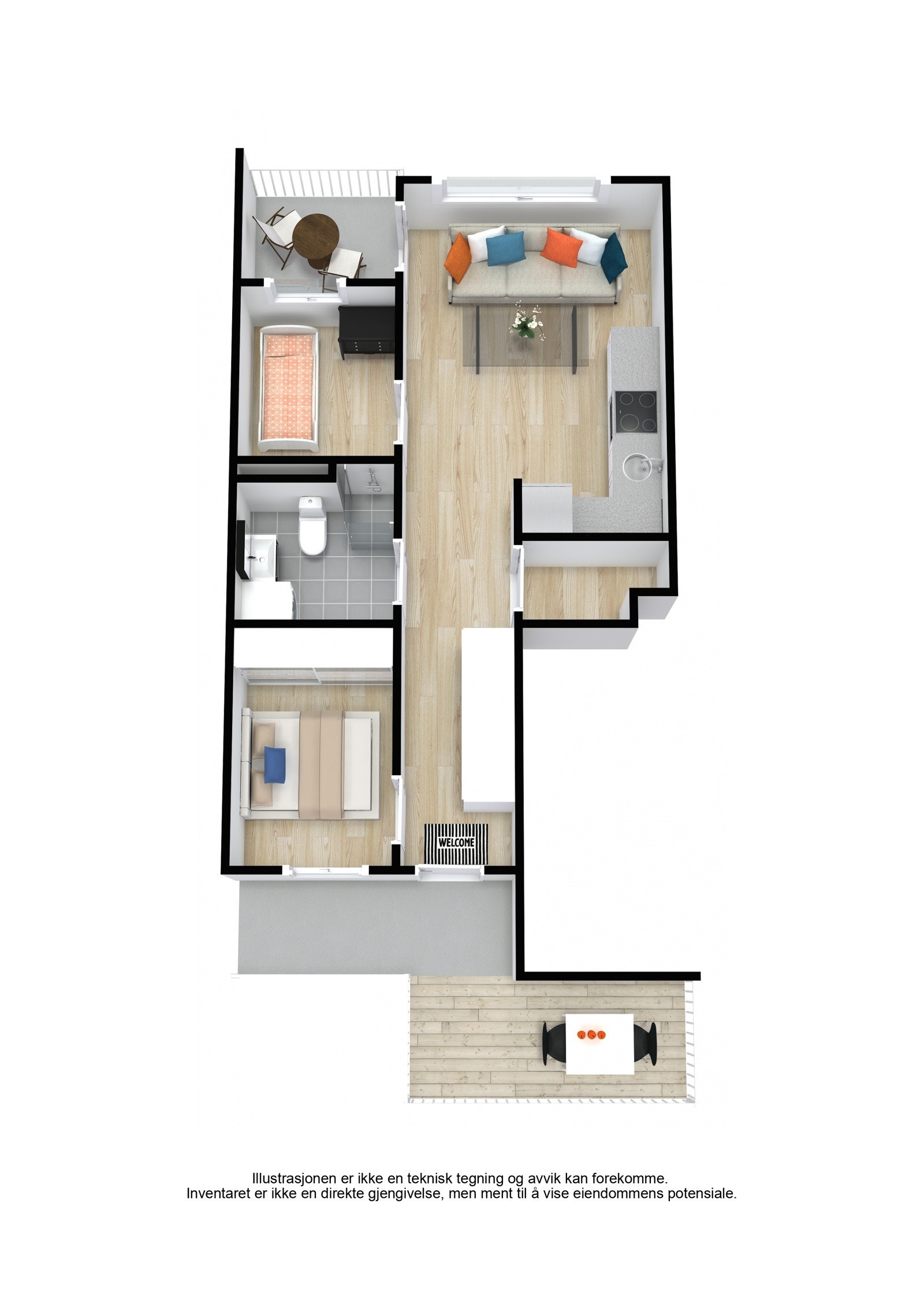 Plantegning. Galleribilde