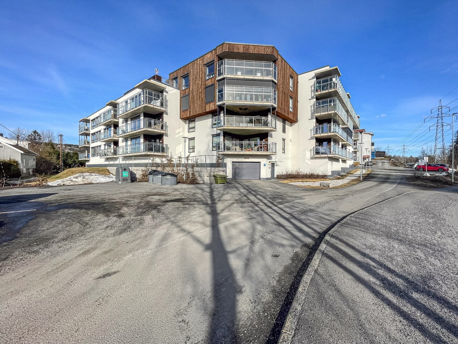 Byggets fasade. Galleribilde