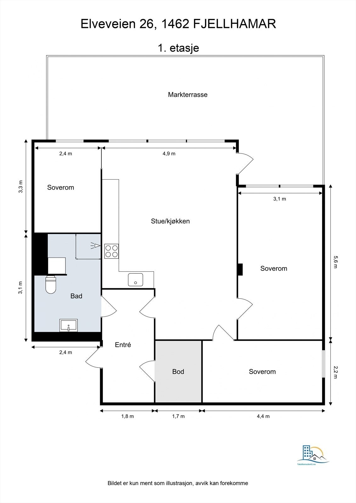 Plantegning Galleribilde