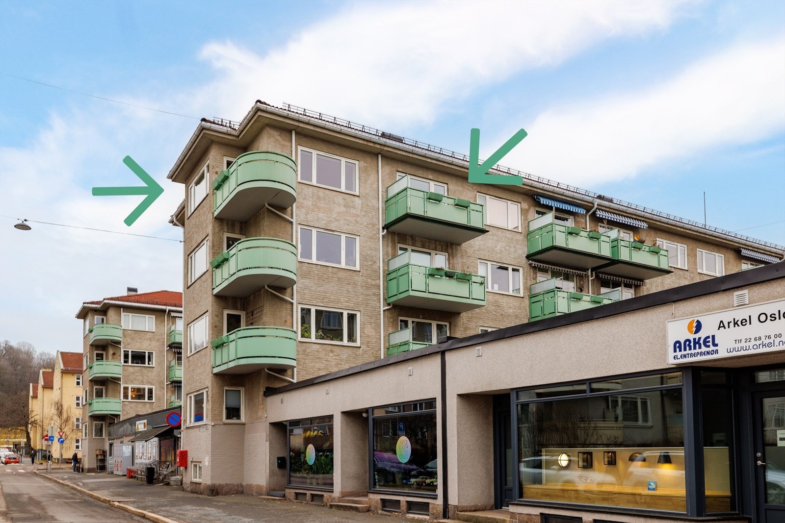 Spennende 3-roms hjørneleilighet og toppleilighet i 4.etg . Galleribilde