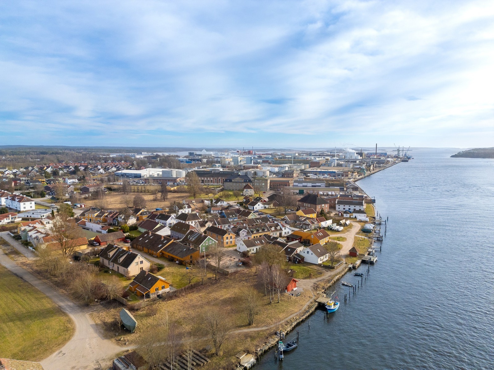 Båtplasser i regi av Vaterland båtforening. Galleribilde