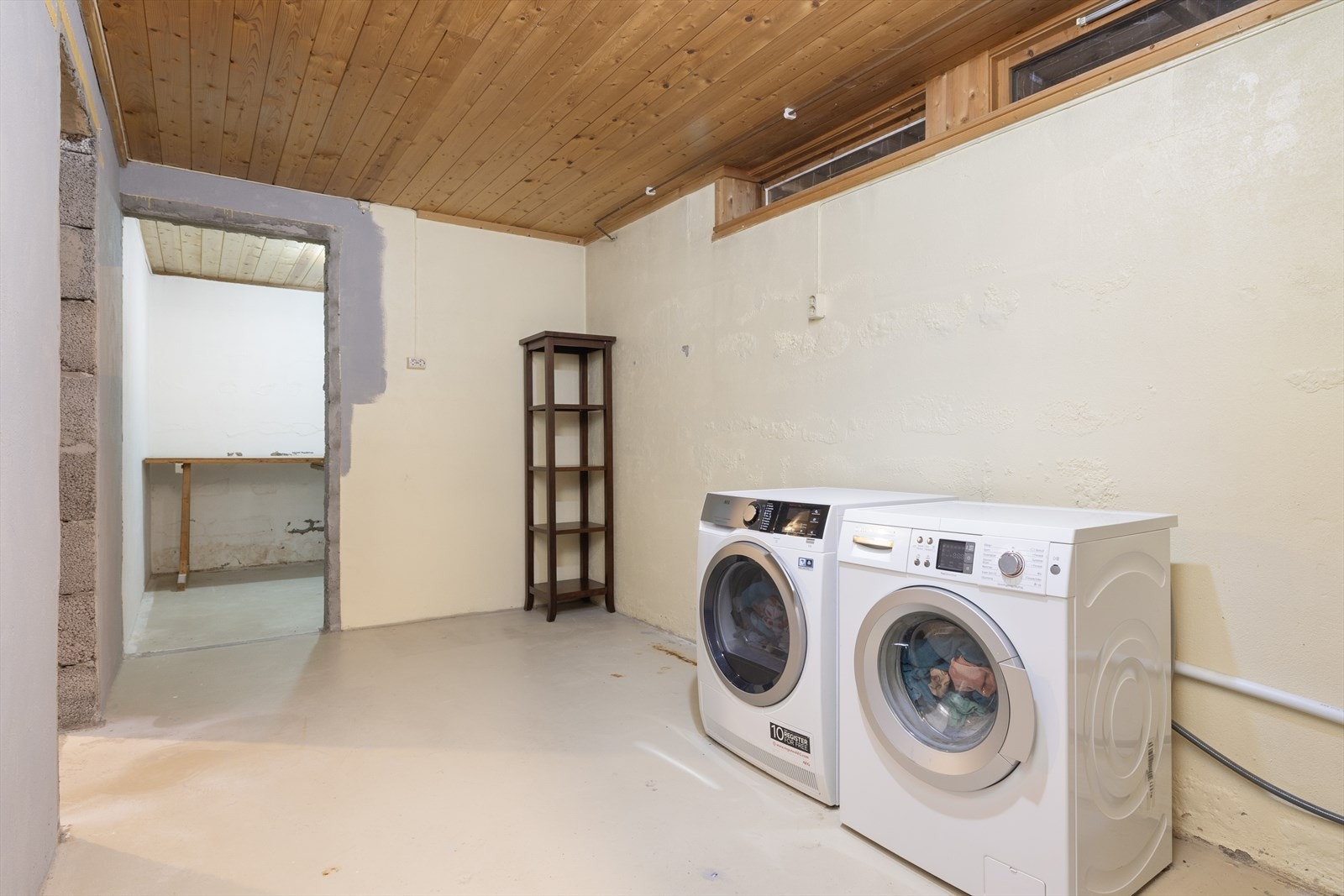 Vaskerom i kjelleren. Galleribilde