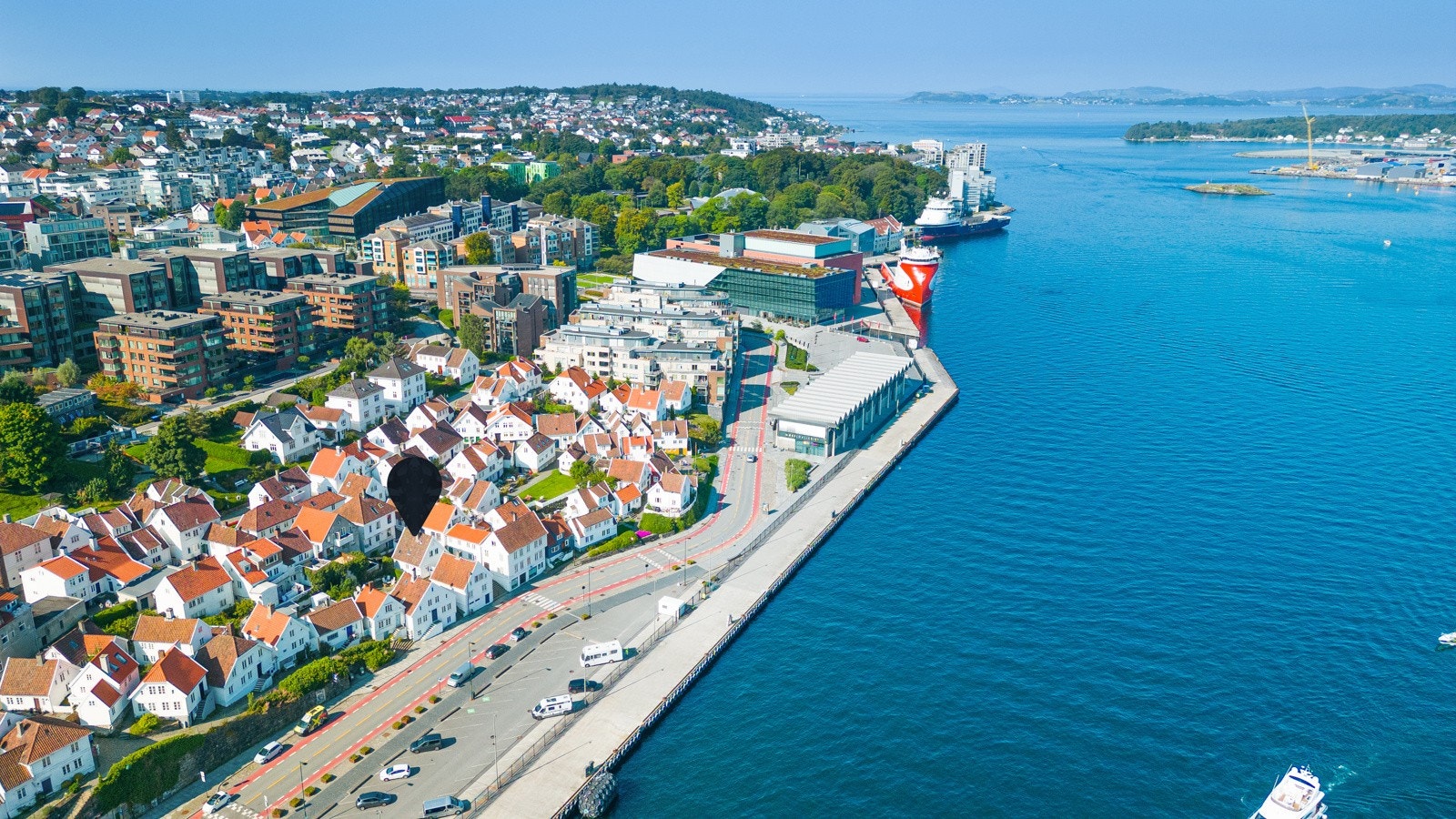 En liten spasertur motsatt vei finner du Stavanger konserthus, så her er de kulturelle opplevelsene nærmere enn noen gang. Galleribilde