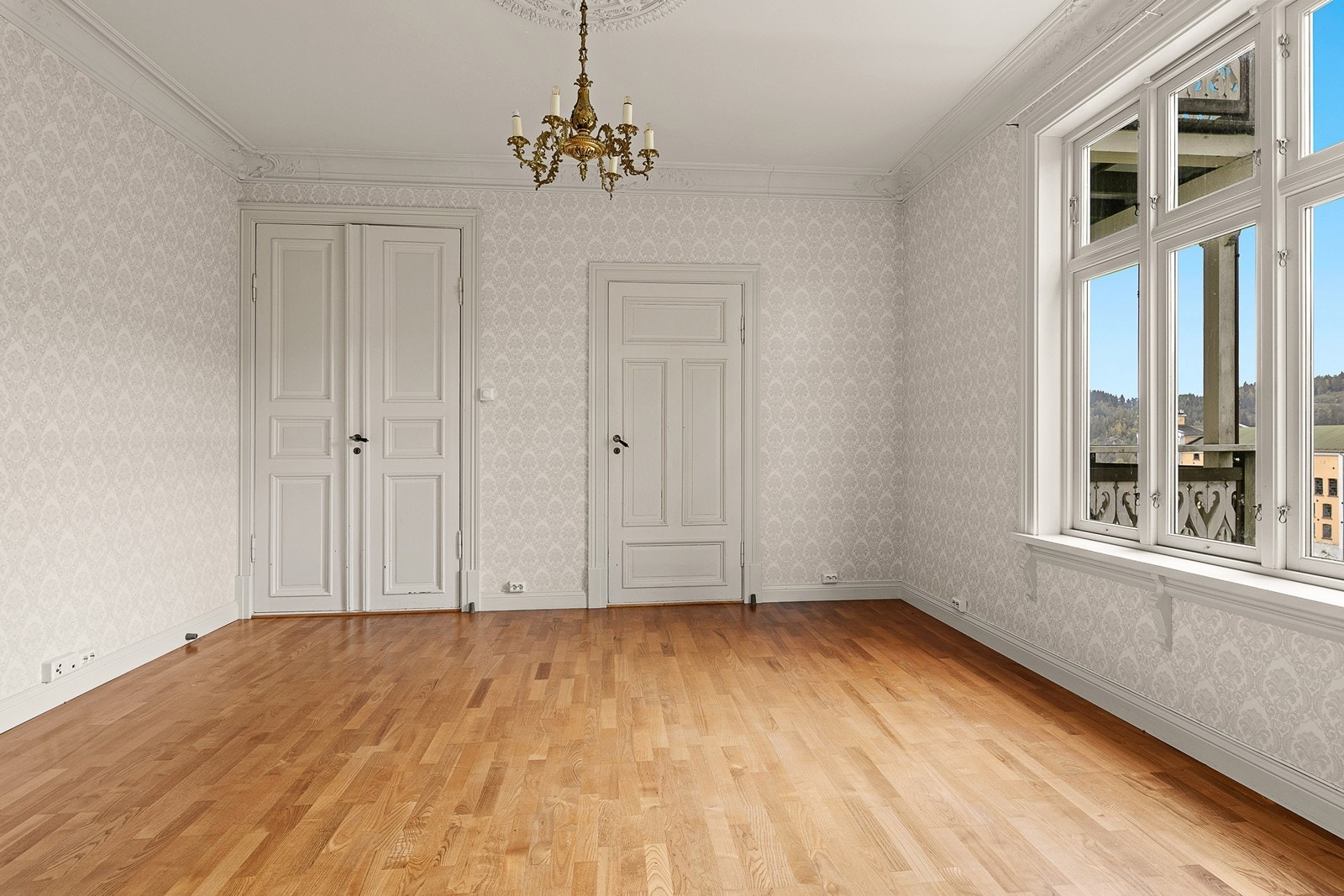 Det er montert sprinkleranlegg i leiligheten. Galleribilde