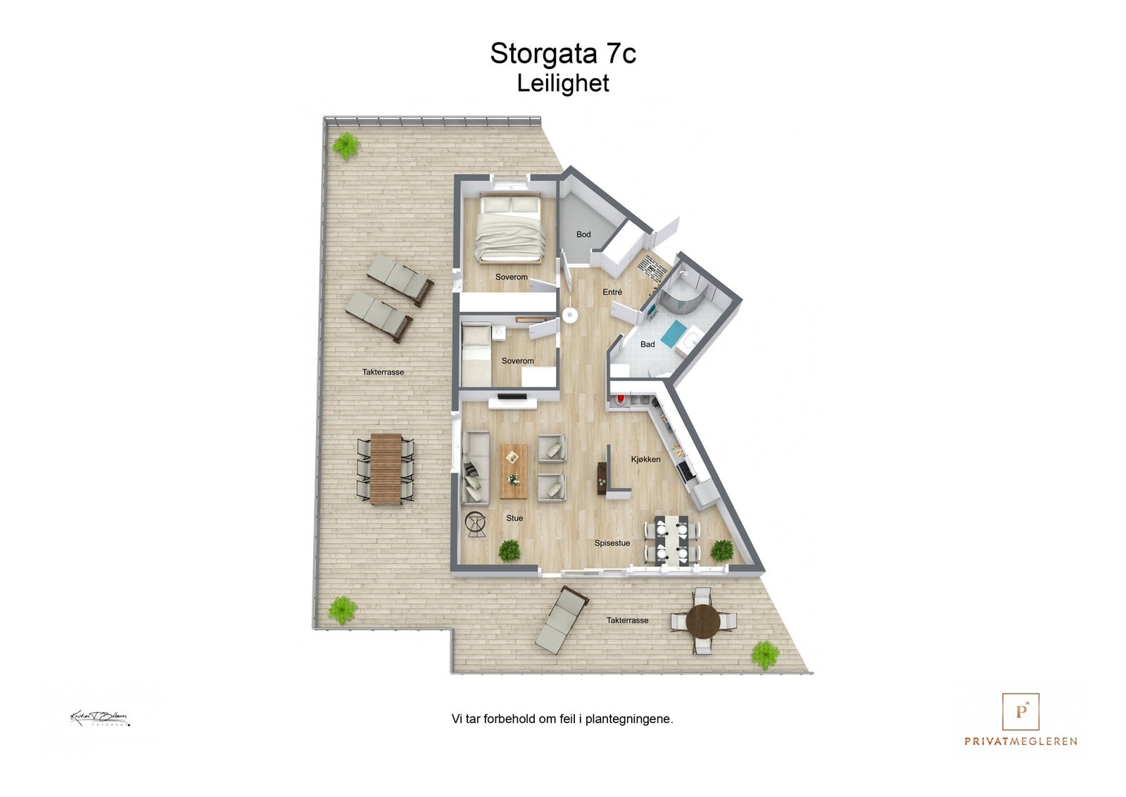 Plantegning Galleribilde