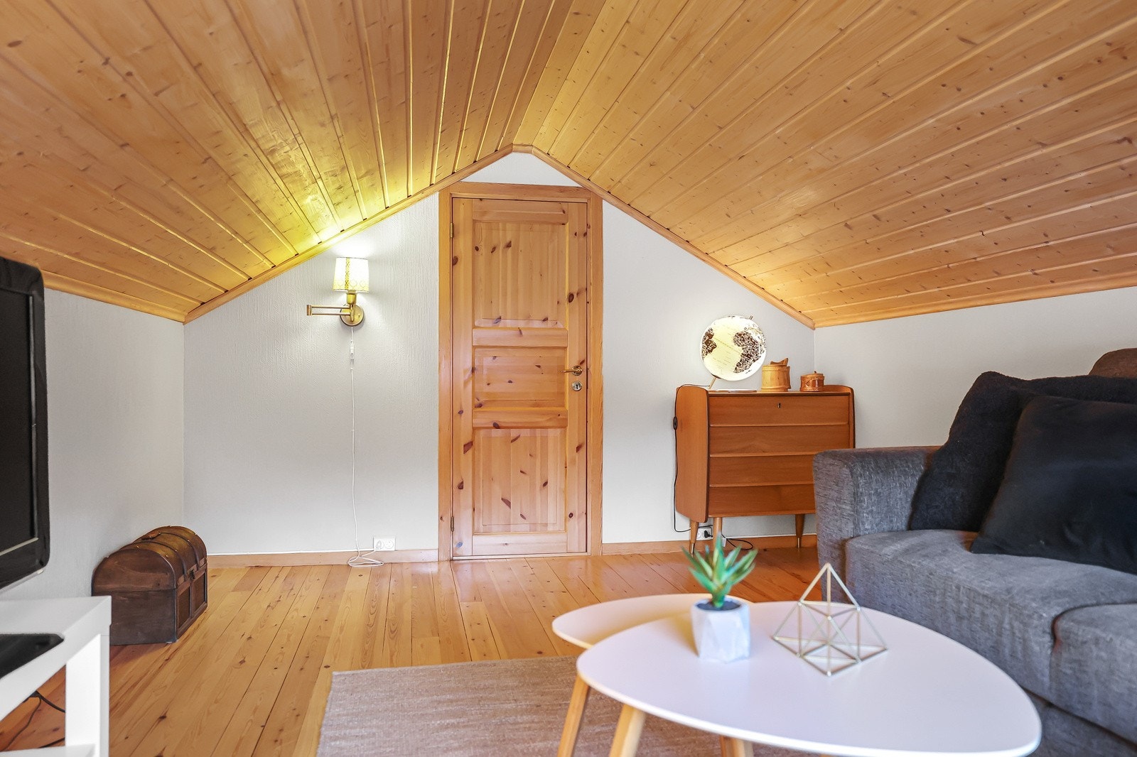 Tv-stue på hemsen Galleribilde