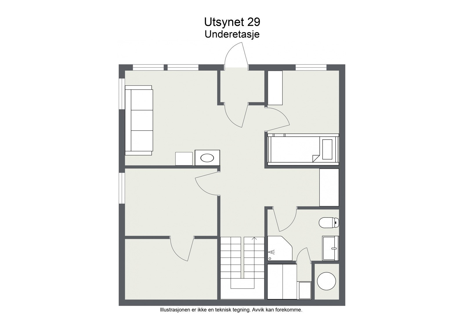 Plantegning. Galleribilde