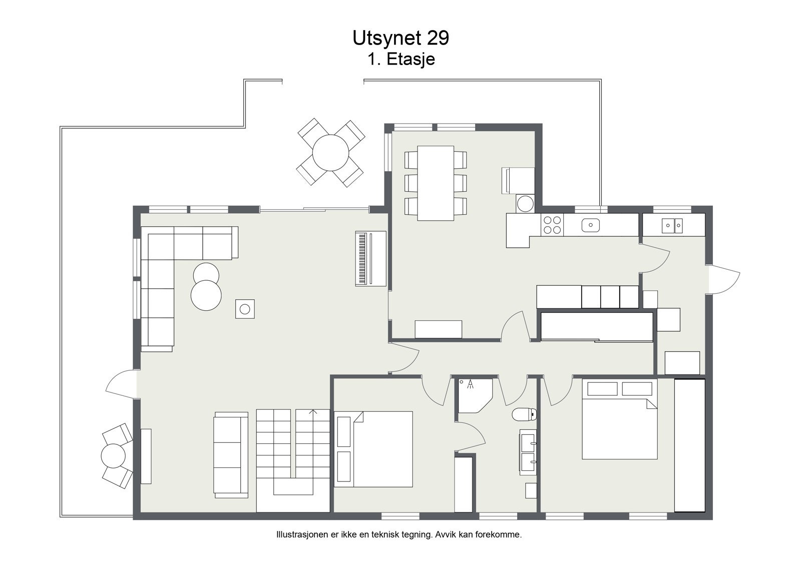 Plantegning. Galleribilde