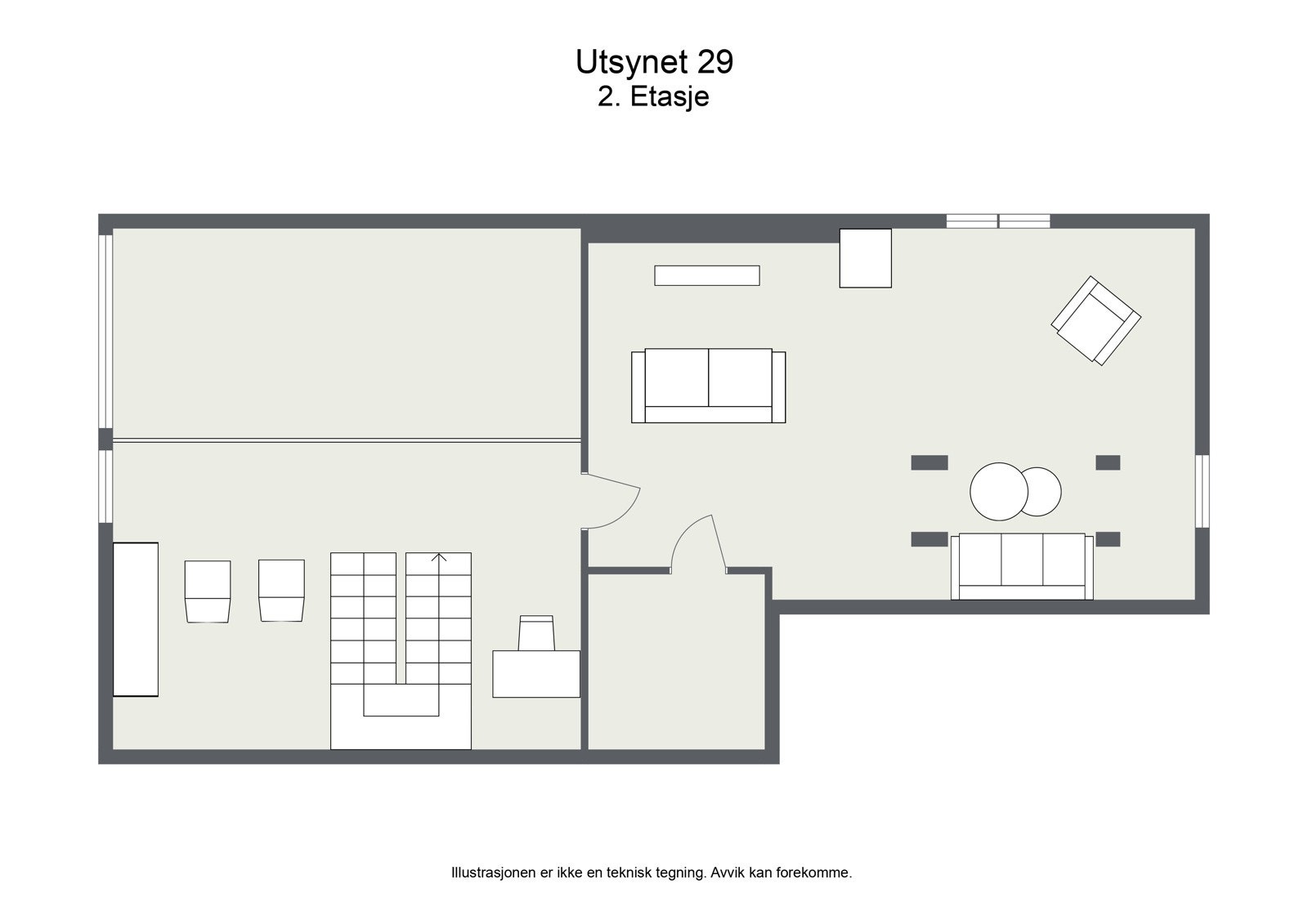 Plantegning. Galleribilde