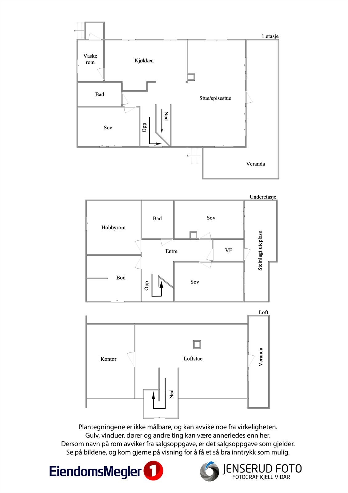 Plantegning Voldstadbakken 48 Galleribilde